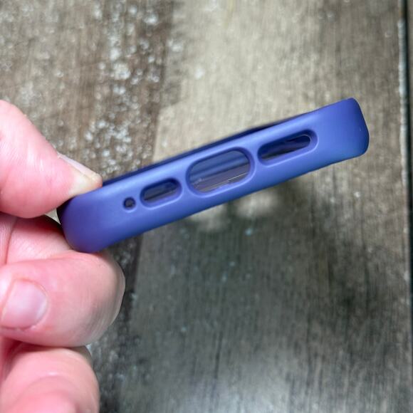 Temdan Magnetic iPhone 16 Pro Case 360 Rotatable Ring Stand MagSafe Purple - Picture 7 of 7